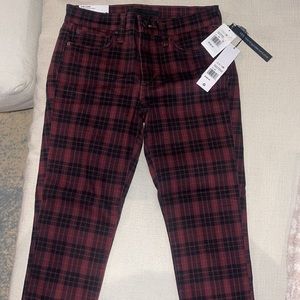 PLAID DENIM- NEW WITH TAGS- JOES “THE ICON” FLAWLESS JEAN